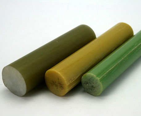 qualité  High quality mechanical strength of low water absorption, good processability yellow, green and white fiberglass bars, rods usine